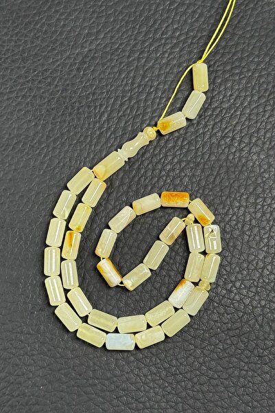 TESBİHKENTİ 3 كبسولات بديلة بدون شراشيب من حجر الكهرمان الصخري للتسبيح