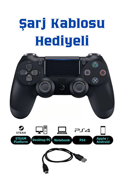 Smith Doubleshock Ps 4 Kablosuz Joystick Tablet Telefon Pc Uyumlu Titreşimli ...