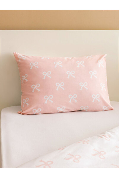 LC Waikiki Single Duvet Cover Set with Pink Bow Patterns from Renkli Mağaza