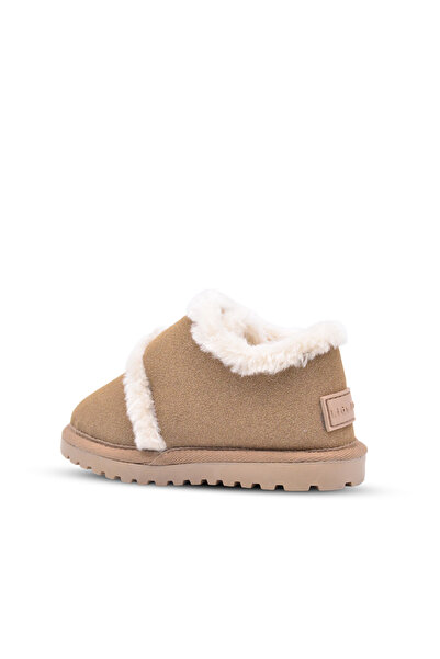 kids A more Noelle Girls' and Boys' Fur-Lined Mink Color Winter Boots