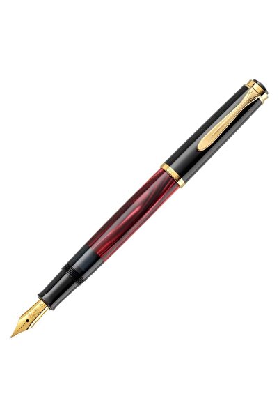 Pelikan Classic M200 Special Edition Dolma Kalem Marbled Red B Uç