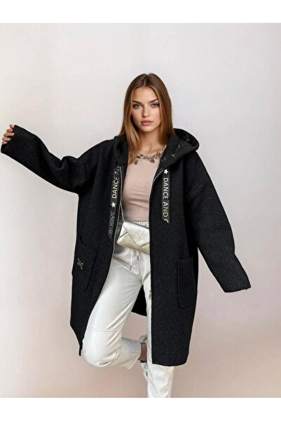 Marka Giyim قصة فضفاضة سترة بوكليت