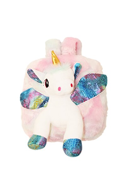 Recostore Rucsac rainbow pentru gradinita cu unicorn, 30x30 cm