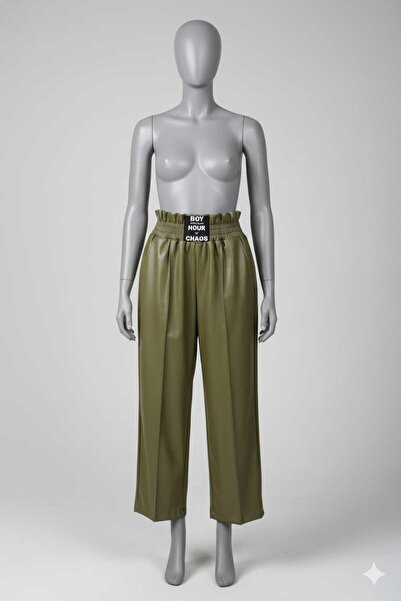 JOY GİRL Girl's Leather Trousers