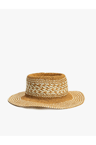 Koton Patterned Straw Hat