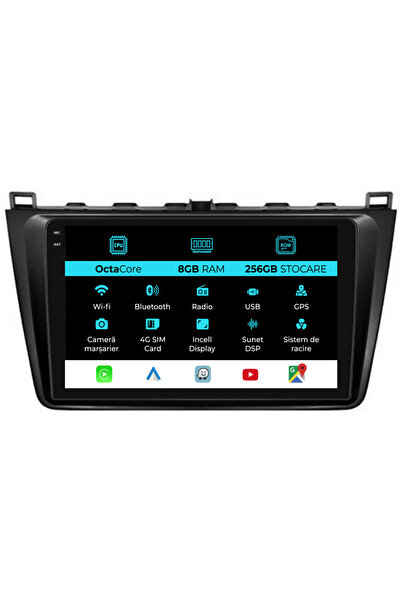 NavStore Ειδικό σύστημα πλοήγησης Mazda 6 (2008-2013), 9 ίντσες, μνήμη RAM 8 ...