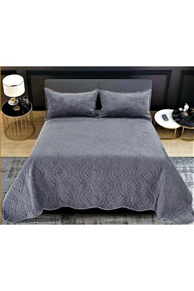 Unicorn Concept Bedspread set, quilted, 3 pieces, 220x240cm, color Dark Grey