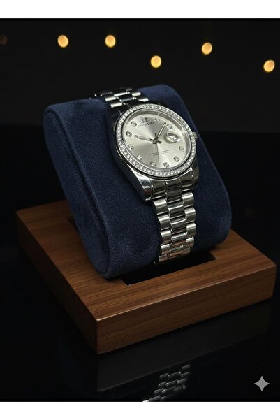 Feronnucci Women's Steel Wristwatch Multi-Colored Dial Stone Model + Bracelet...