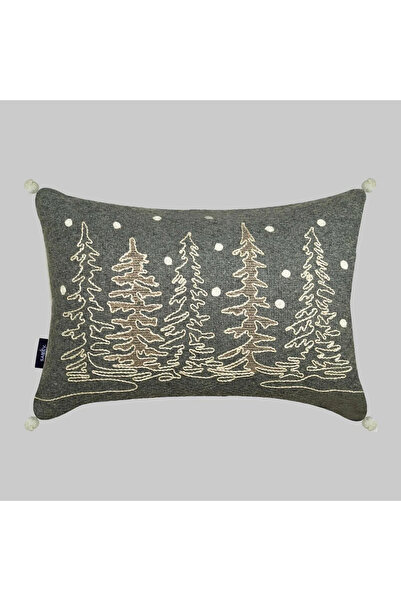 Sarev Neve Throw Pillow 30X45 Gray