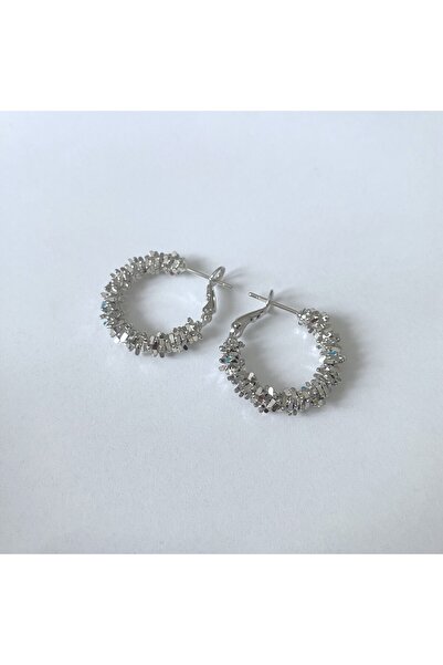 GOX Serrated Hoop Earrings Small Size-2 cm