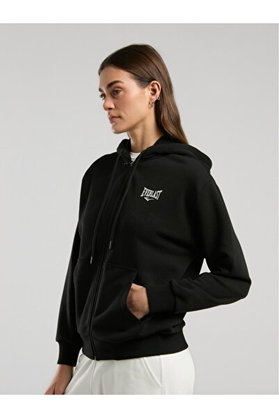 EVERLAST Ever Classics Wmn Black Women's Hooded Full Zip Sweatshirt