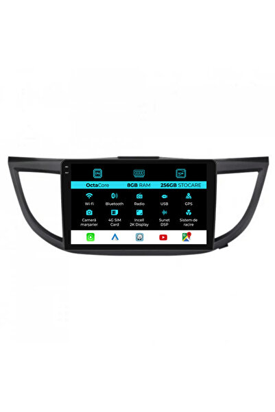 NavStore Dedicated Navigation Honda CR-V (2012-2016), 2K, 8Gb Ram, 256Gb Storage, Carplay