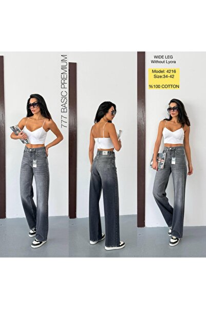 elbisereyonda bol paça denim