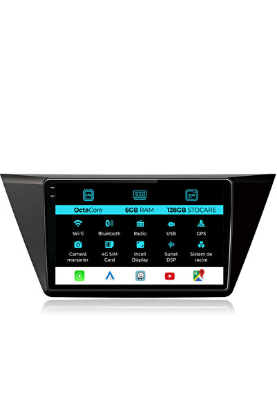 NavStore Dedicated Navigation Volkswagen Touran (2015 - 2020), 10Inch, 6Gb Ram, 128Gb Storage, Carplay