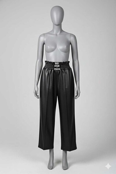 JOY GİRL Girl's Leather Trousers