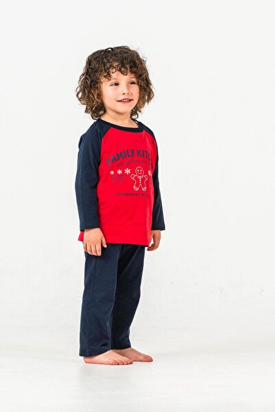 Mışıl Kids Set de pijamale pentru băieți Family Kitchen cu imprimeu