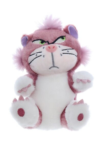 Recostore Jucarie de plus tip breloc, Pisicuta roz pudrat, 12 cm, REC2329