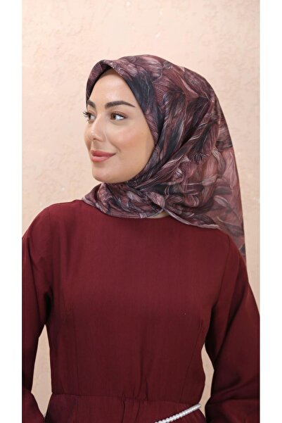 locella Soft Pamuk Eşarp Gül Kurusu-3