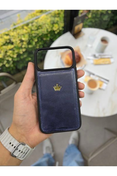 Visso leather İphone 17 PRO Model Tam Uyumlu Hakiki Deri Kişiye Özel İsimli T...