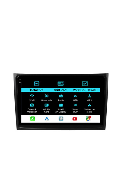 NavStore Navigatie Dedicata Volvo Xc90 (2002-2014), 2K, 8Gb Ram, 256Gb Stocare, Carplay