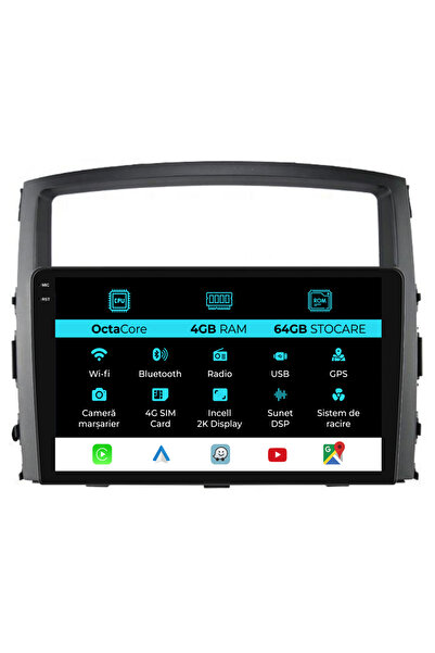 NavStore Dedicated Navigation Mitsubishi Pajero (2006-2018), 2K, 4Gb Ram, 64Gb storage, Carplay