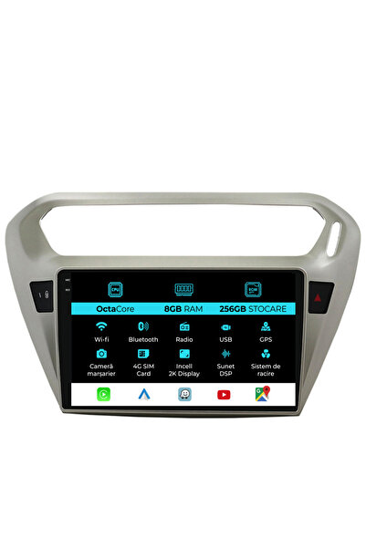 NavStore Dedicated Navigation Citroen C-Elysee (2013-2018), 2K, 8Gb Ram, 256Gb Storage, Carplay