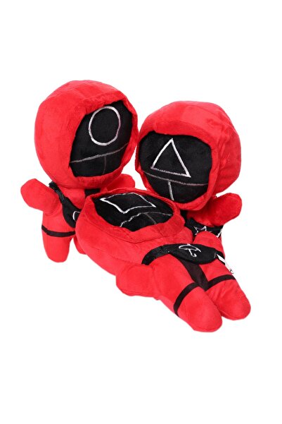 Recostore Set 3 jucarii de plus, Squid Game, 23x13 cm, REC1907