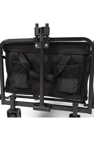 Tradeo Foldable Heavy-Duty Utility Wagon with Telescopic Handle – Portable & Multipurpose Cart