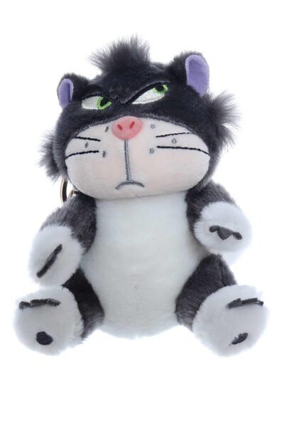 Recostore Jucarie de plus tip breloc, Pisicuta gri, 12 cm, REC2327