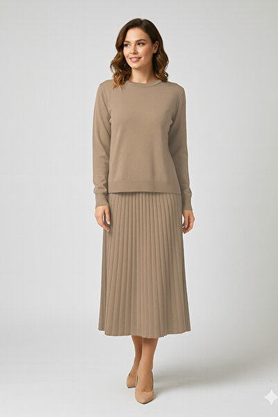 Sea Style طقم تريكو نسائي بقصة مريحة