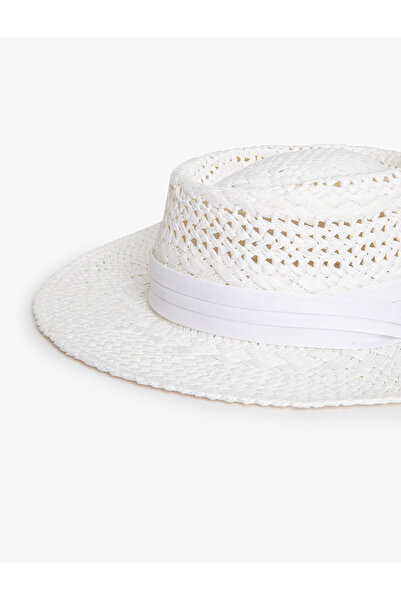 Koton Straw Hat with Band Detail