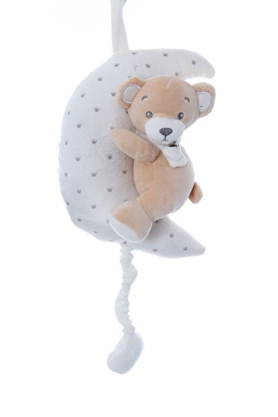 Recostore Jucarie pentru patut bebe, semiluna muzicala, 25 cm