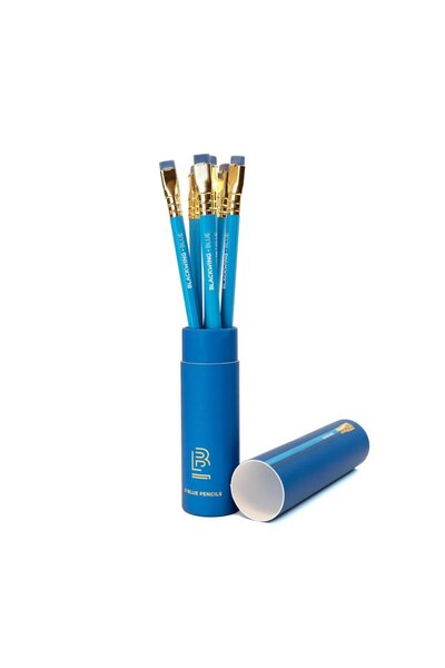 BLACKWING Palomino Blue Firm Grafit 6'lı Ahşap Kurşun Kalem Seti