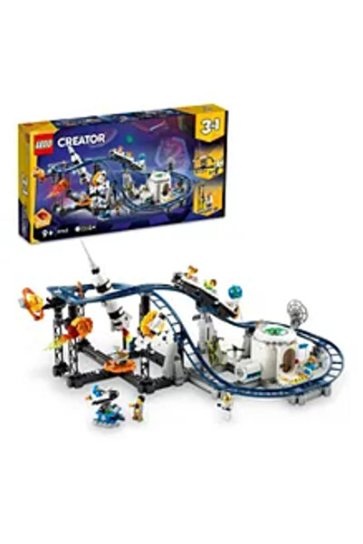 LEGO Creator 3in1 Space Roller Coaster 31142 Set for Kids 9 Years, Illuminated Light Brick, 874 pcs