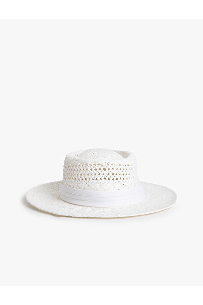 Koton Straw Hat with Band Detail