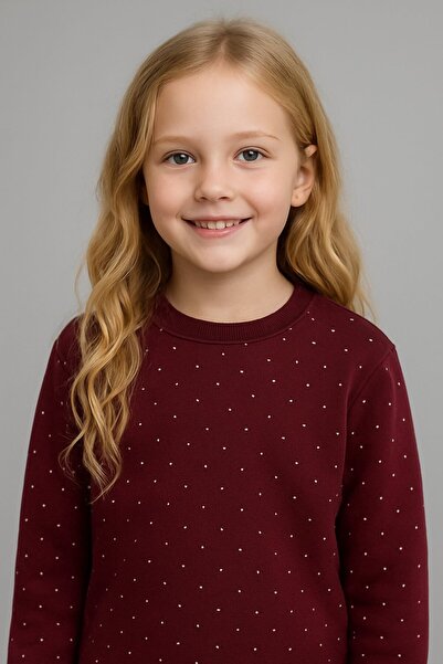 Yalçınoğlu Kids 3-6 Years Old Stone Embroidered Pocketed Fabric Set – Children's Tracksuit Set with Stones on the Front and Back