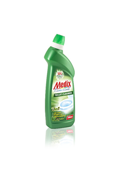MEDİX Απορρυπαντικό-Απολυμαντικό 3 σε 1, ultra gel για τη λεκάνη της τουαλέτας, PINE 750ml