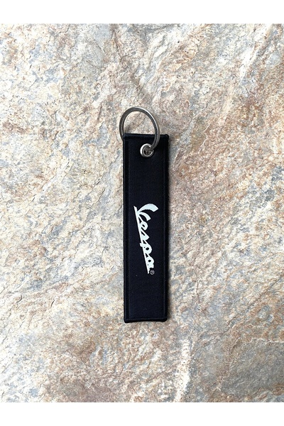 Vespa - Dokuma Bez Anahtarlık