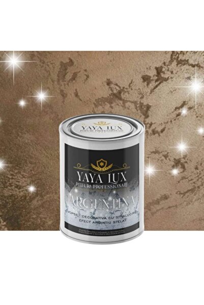 YaYa Color Argentina Luxury Decorative Paint, Coffee with Milk, with 3D Starr...