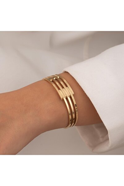 hakan mücevherat Kaburga Model 14 Ayar Altın Kelepçe