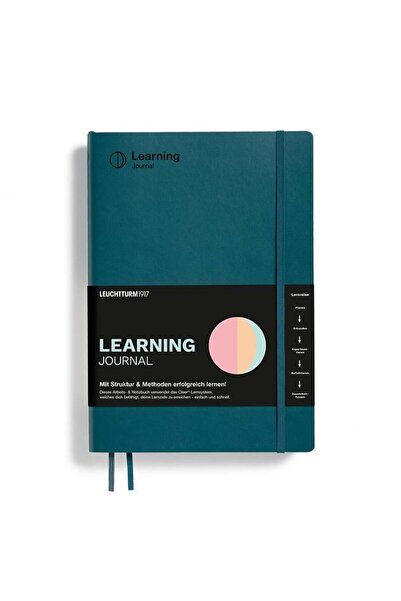 Leuchtturm1917 Leuchttrum 1917 Learning Journal Composition (B5), Flexcover, Pacific Green, Almanca 367500