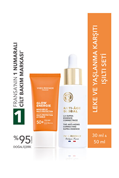 Yves Rocher Leke ve Yaşlanma Karşıtı Işıltı Seti