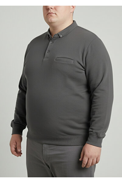 balkonda Pulover pentru bărbați Swea tricou cu guler polo, cu nasturi, țesut ...