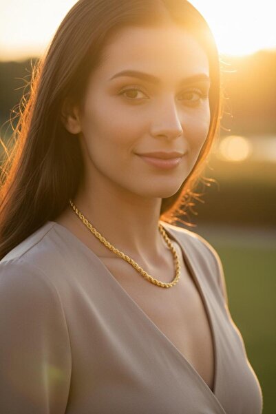 Hakan Güler Kuyumculuk 14 Ayar Altın Halat Burgu Model Zincir – 8,00 Gram