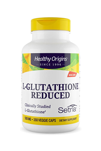 HEALTHY ORIGINS Supplements , L-Glutathione 500 mg (Setria, Non-GMO, Gluten Free, Antioxidant, Immune ), 150 Caps