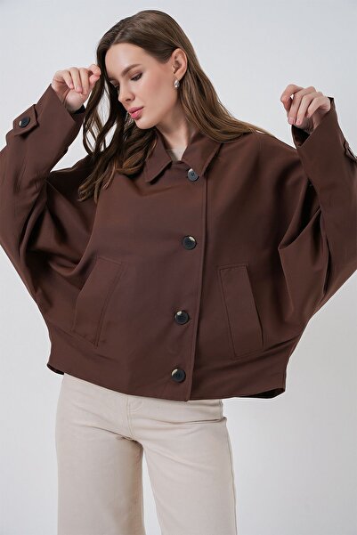 Hiccup BDART Оверсайз-тренч з кишенями та ґудзиками