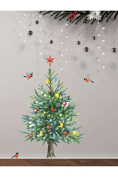 Inovius Sticker/Autocolant Craciun Brad Impodobit 47x60cm - 130830