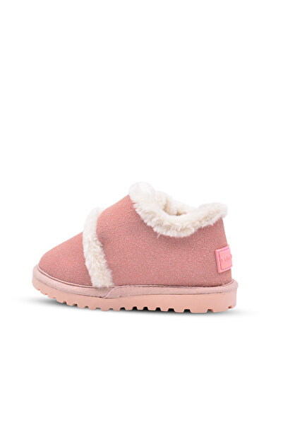 kids A more Noelle Girl's Pink Color Winter Boots with Fur Inside