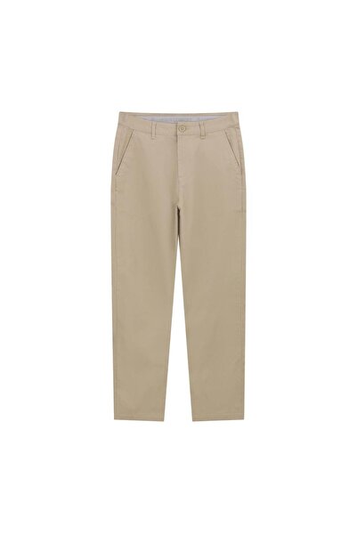 Giordano Women's High Waist Tapered Fit Twill Pants