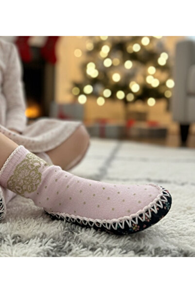 stoks toys Children's Moccasin Socks Booties Slippers - Non-Slip Home & Kindergarten Shoes